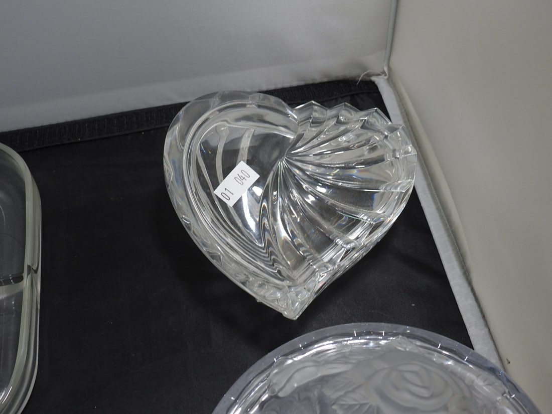 Mixed Crystal and Glass Serving Lot - 3