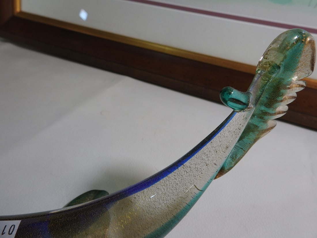 Murano Glass Hippocampus and Framed Art Lot - 11