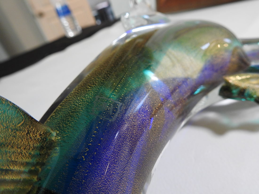 Murano Glass Hippocampus and Framed Art Lot - 13