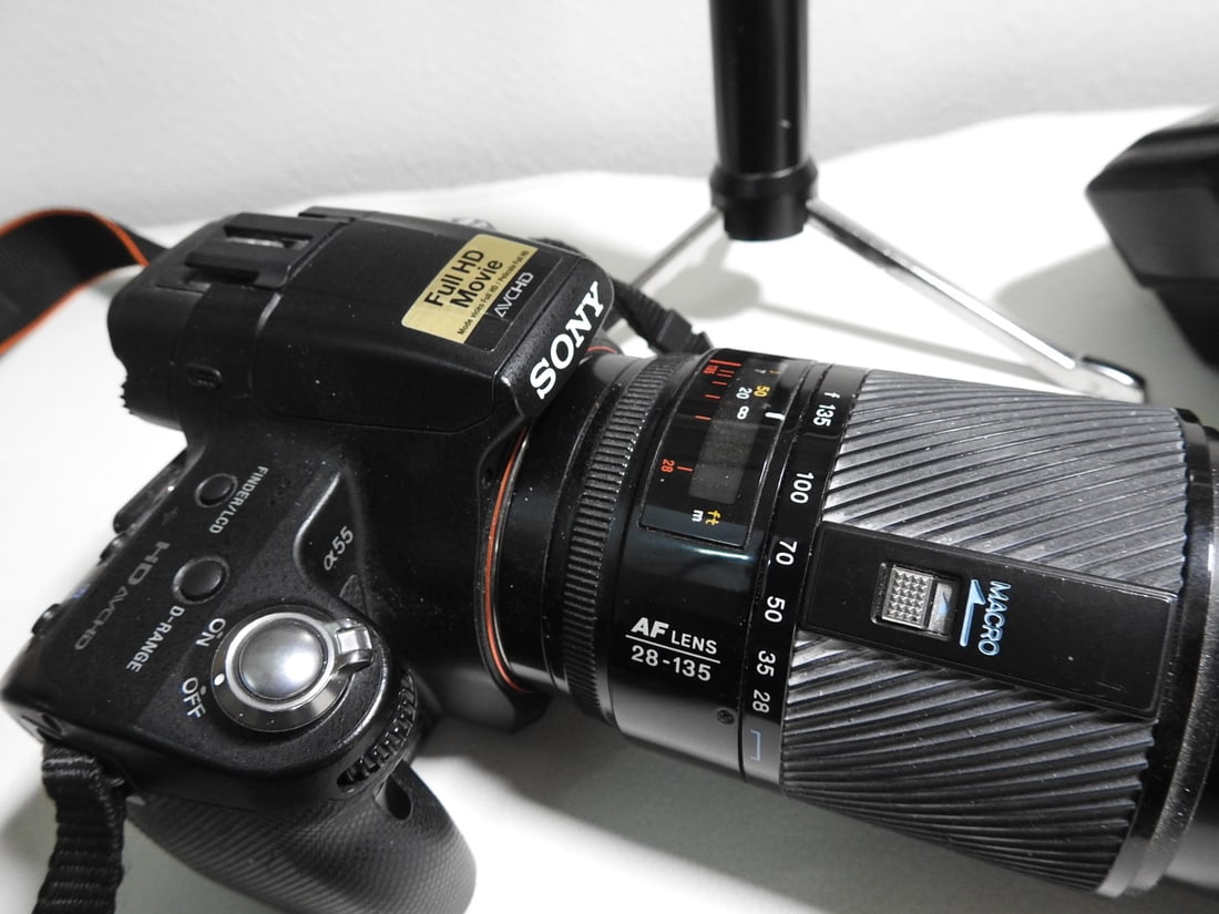 Sony Alpha SLT-A55V Camera Kit with Minolta Lenses - 4