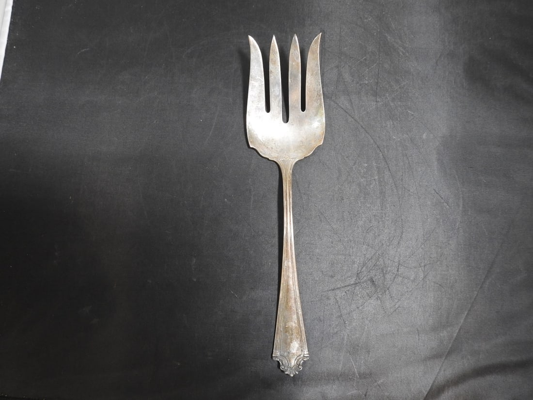 Reed & Barton St. George Sterling Silver Serving Fork - 2