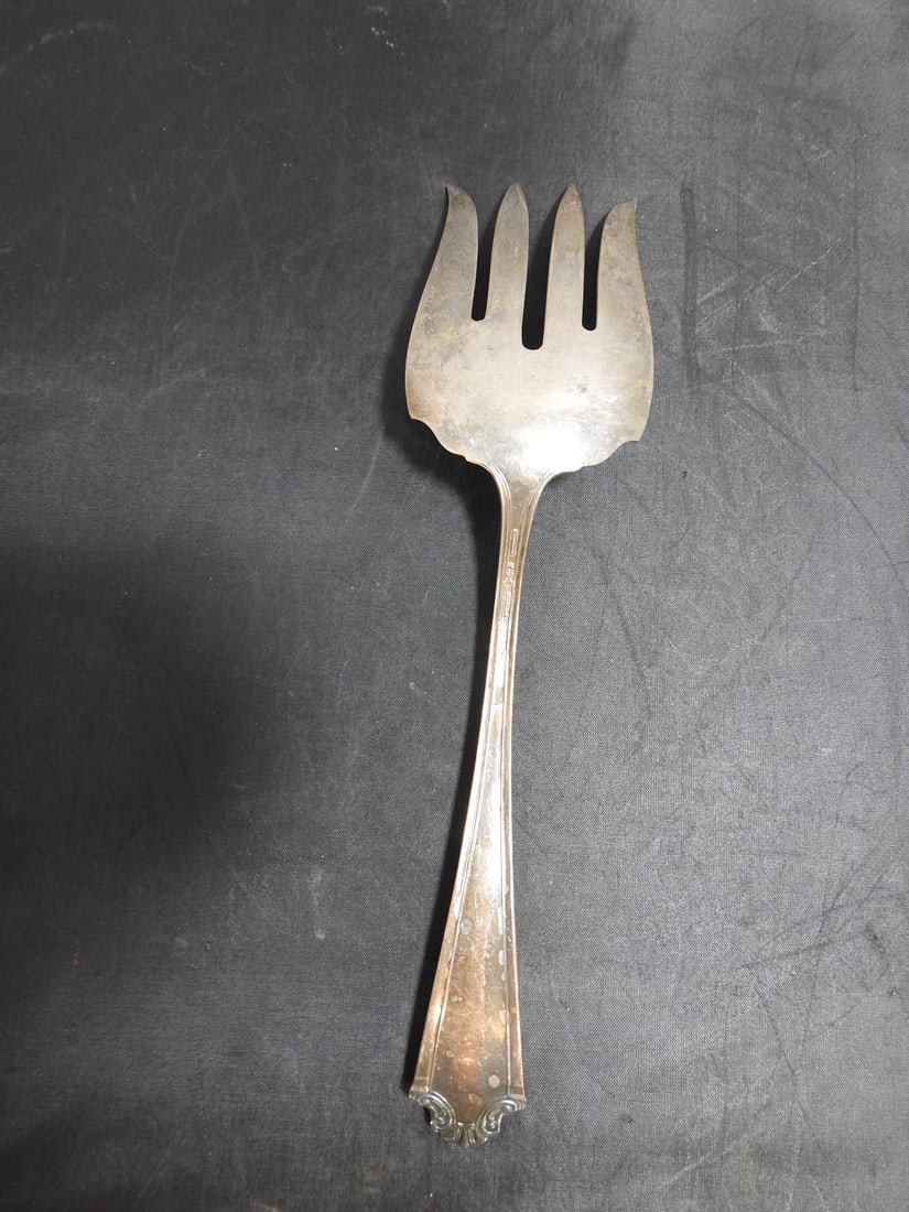 Reed & Barton St. George Sterling Silver Serving Fork - 3