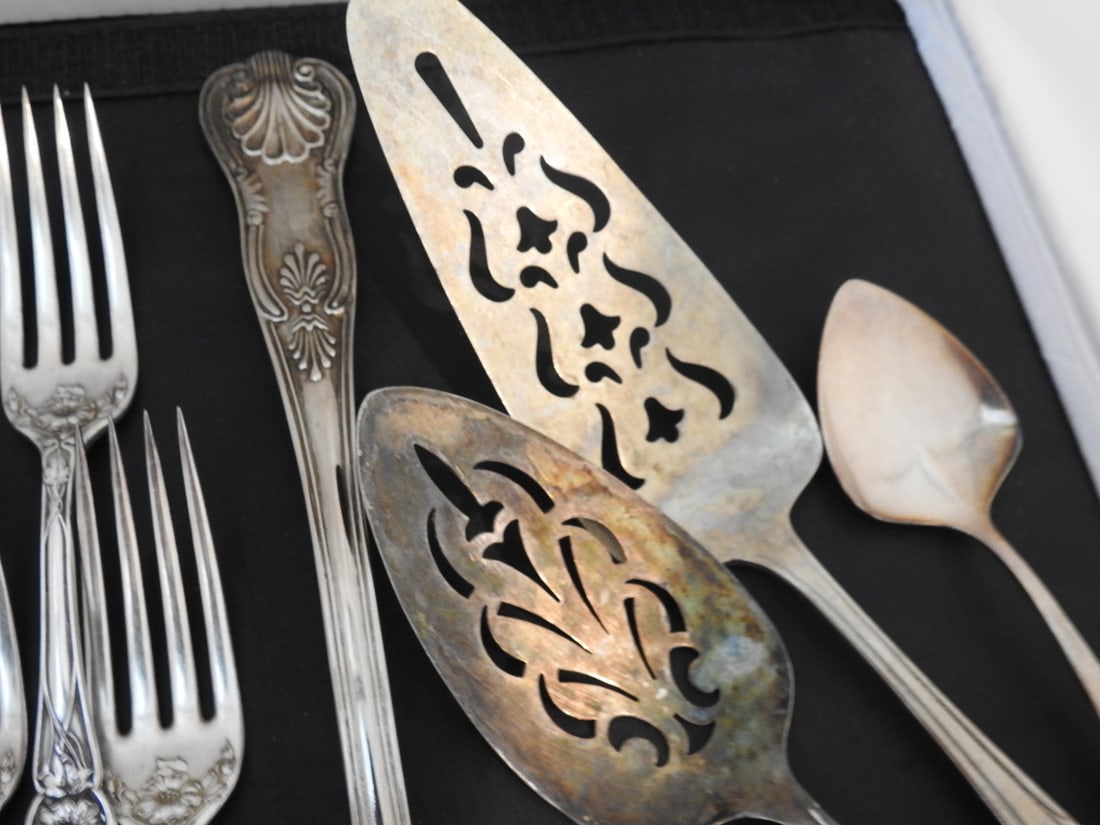 21-Piece Antique Silver Flatware Lot - 2