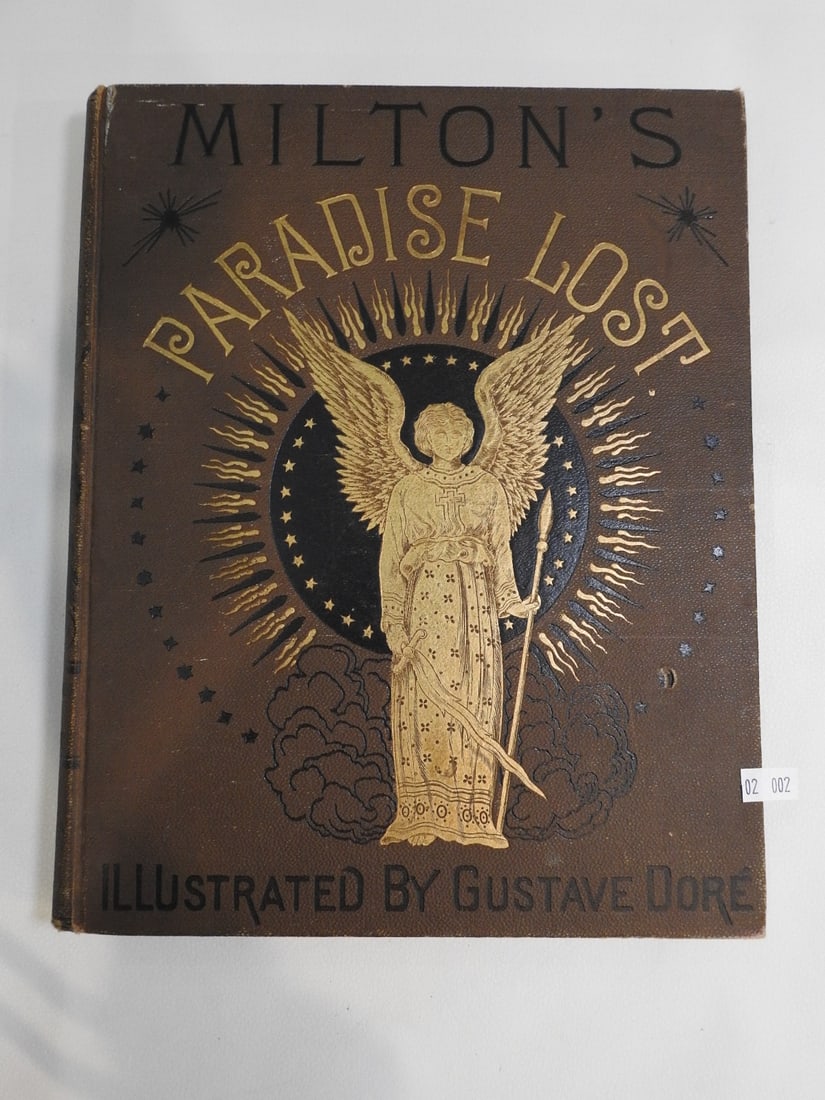 Antique John Milton Paradise Lost Book, 1800s Copy (1 of 5)