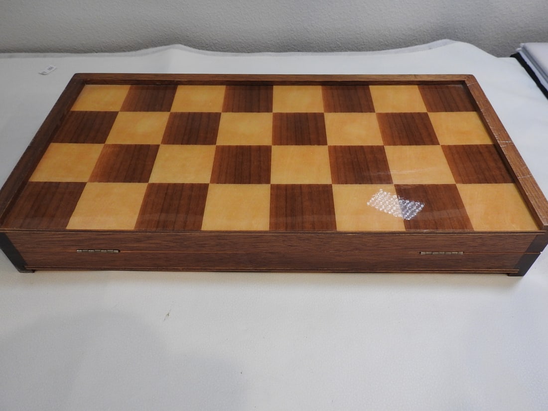 Vintage Swiss Wood Chess Set with Original Manual - 5