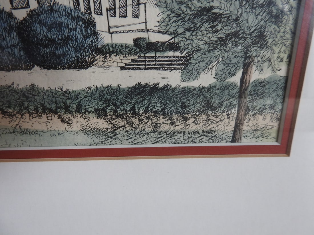 Hotel Conneaut Exposition Park Conneaut Lake PA Watercolor - 2