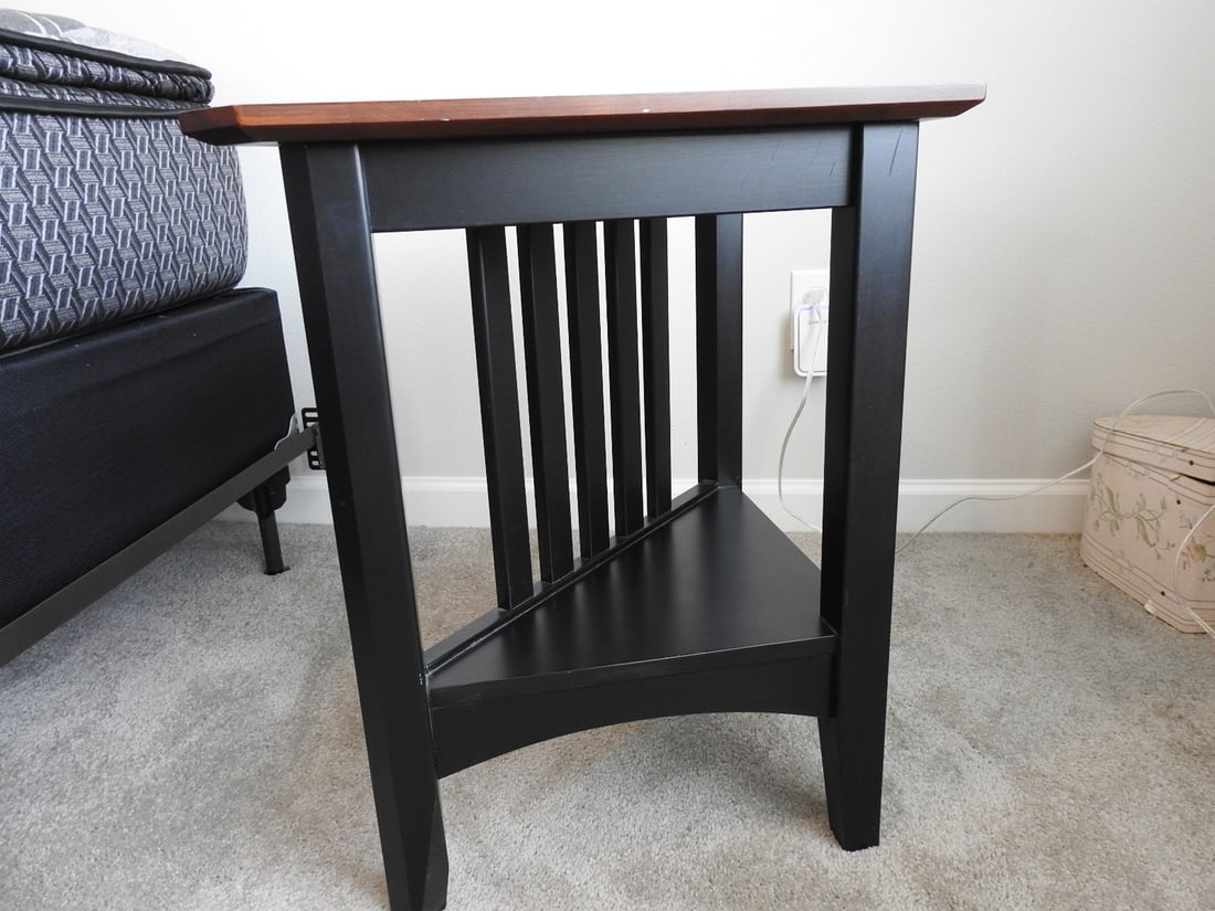 Pair of Ethan Allen Craftsman Shaker Style Corner Tables - 5