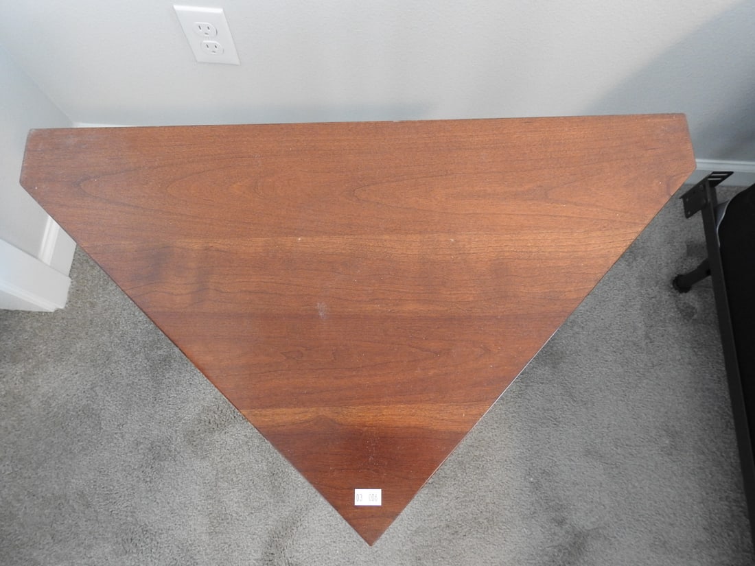 Pair of Ethan Allen Craftsman Shaker Style Corner Tables - 8