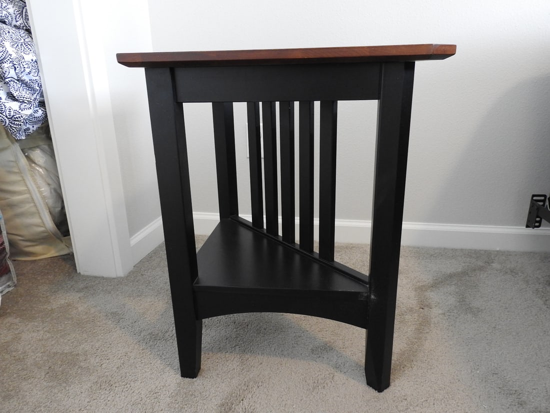 Pair of Ethan Allen Craftsman Shaker Style Corner Tables - 9