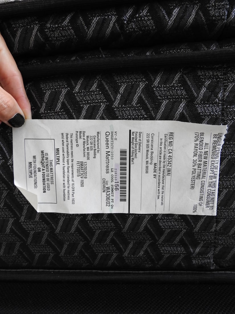 Corsicana Bedding Queen Box Spring and Mattress - 3