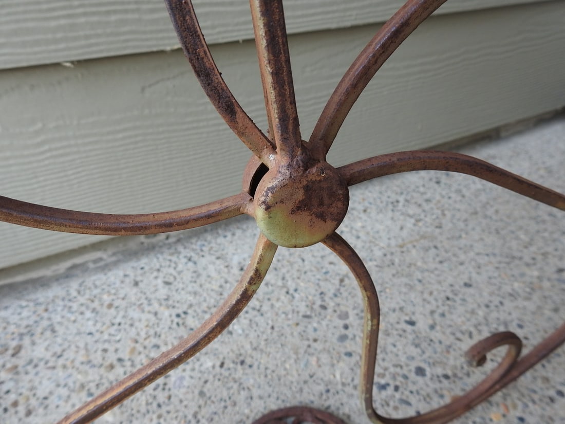Victorian Tricycle Metal Flower Pot Holder - 3