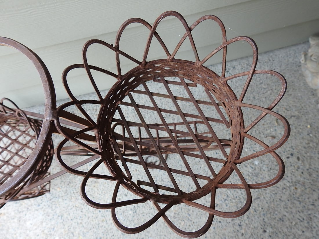 Victorian Tricycle Metal Flower Pot Holder - 5