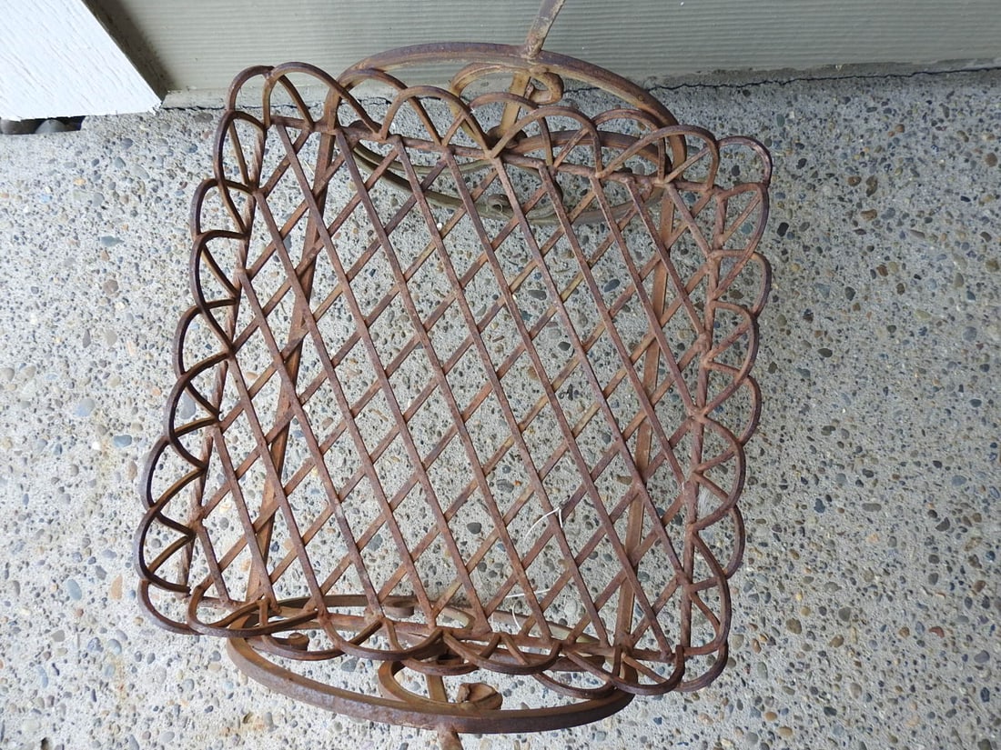 Victorian Tricycle Metal Flower Pot Holder - 7