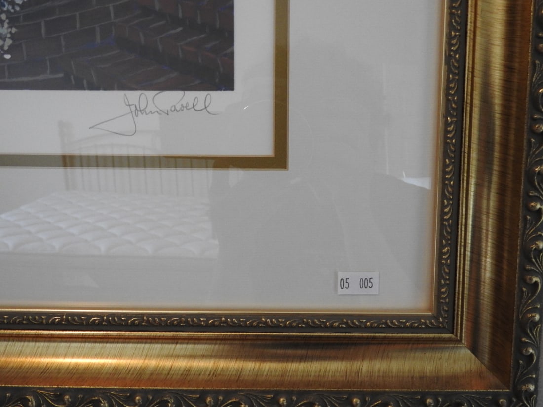 John Powell Red Brick Garden Signed Limited Edition Print 14/350 - 2
