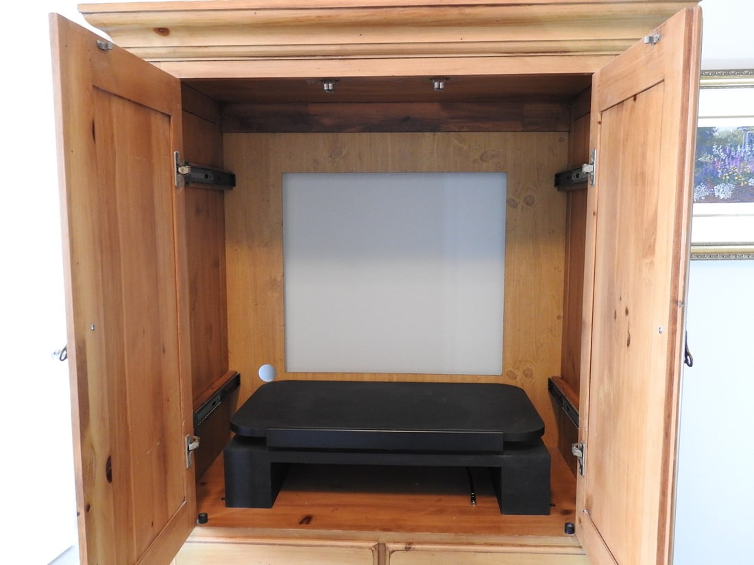 Early American Style Pine Armoire - 2