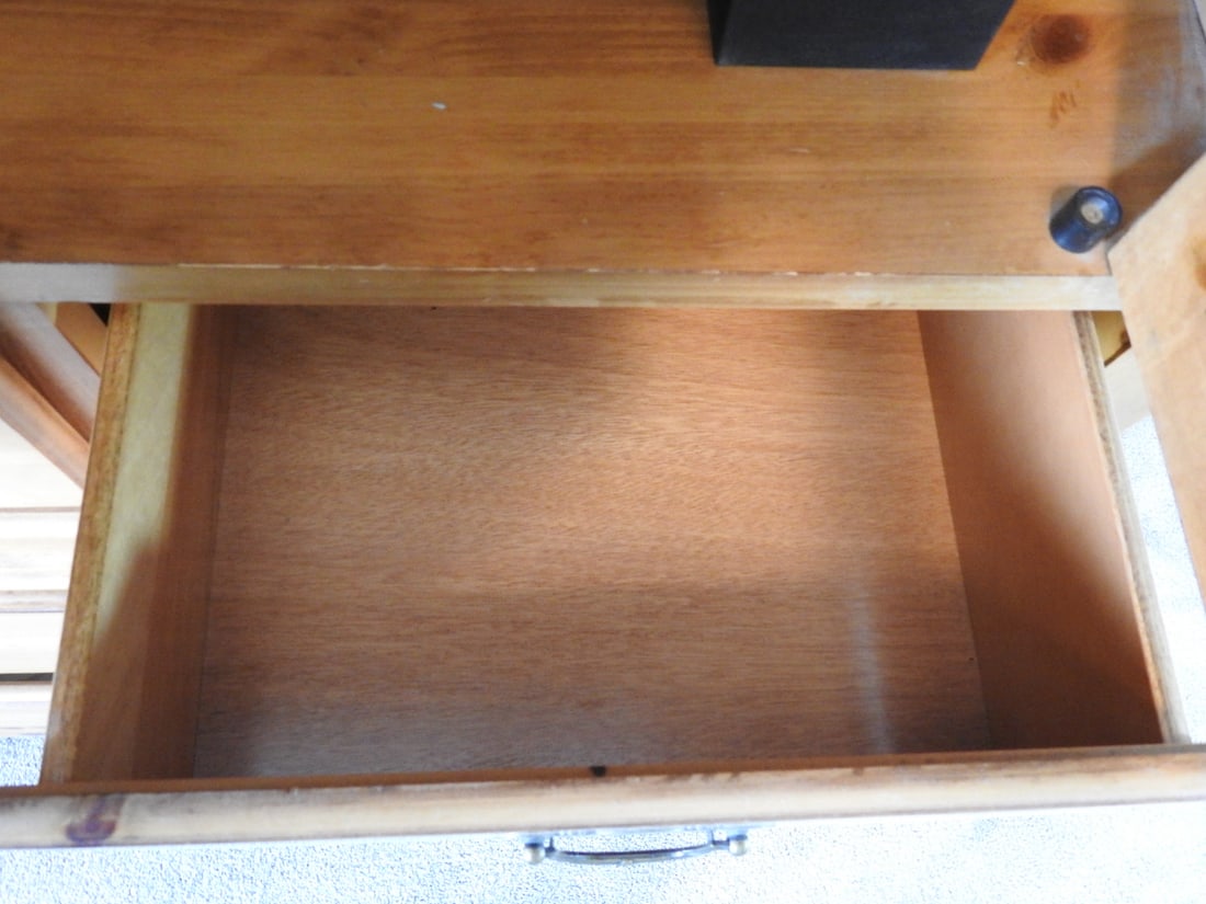 Early American Style Pine Armoire - 3