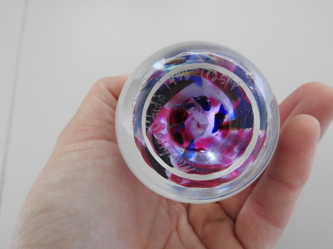 Signed Mayford Studio Art Glass, 1992 - 3