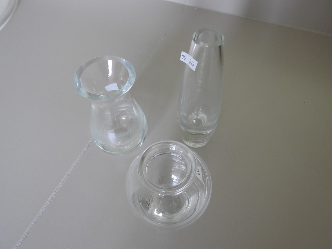 Three Lead Crystal Vases - 2