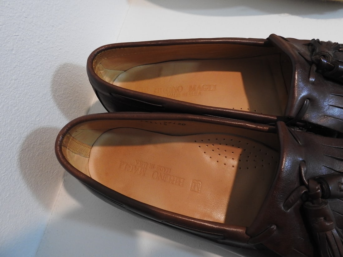 Bruno Magli Men's Cowhide Shoes with Dustbag, Size 8.5 - 2