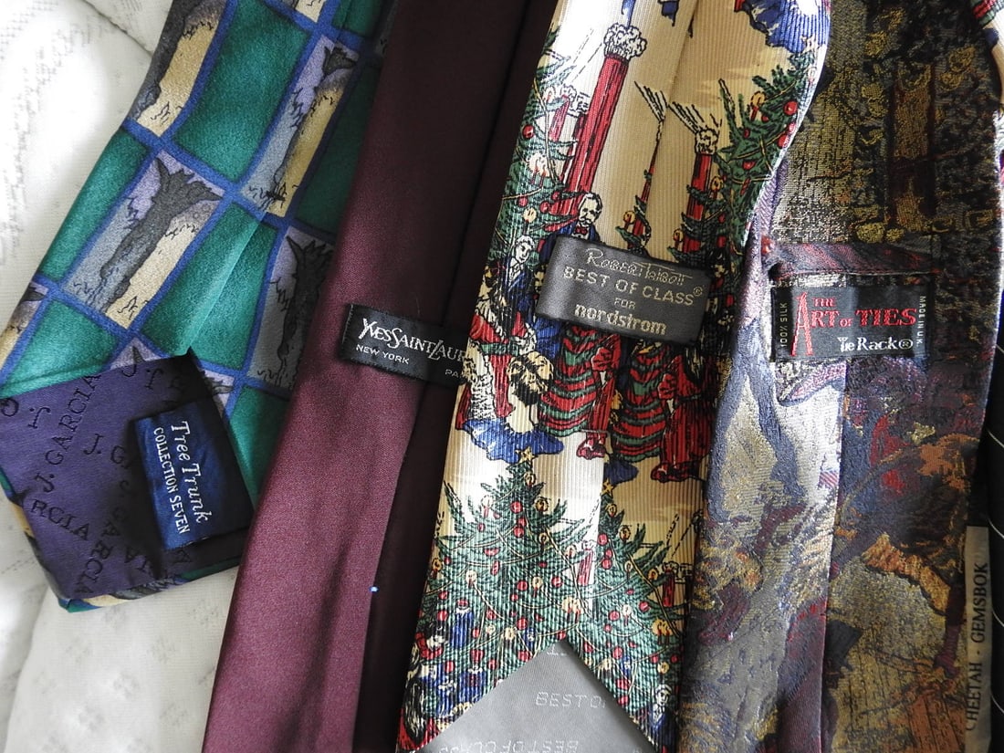 Lot of Eight Silk Ties - 5