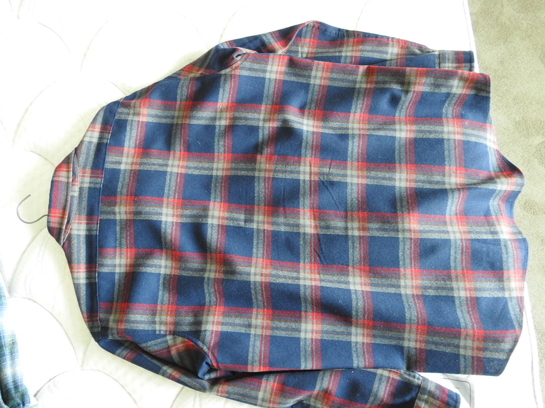Pendleton Wool Plaid Shirt, Size Large - 3