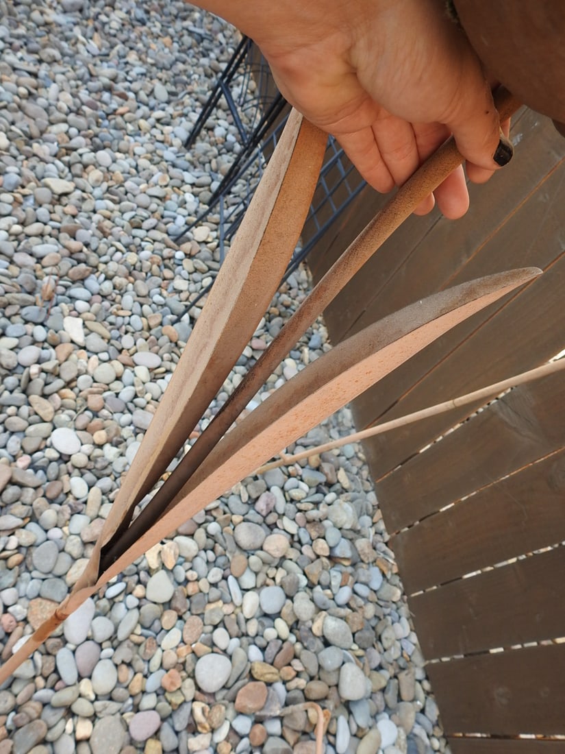 Large Metal Garden Flower Stake Sculpture - 3