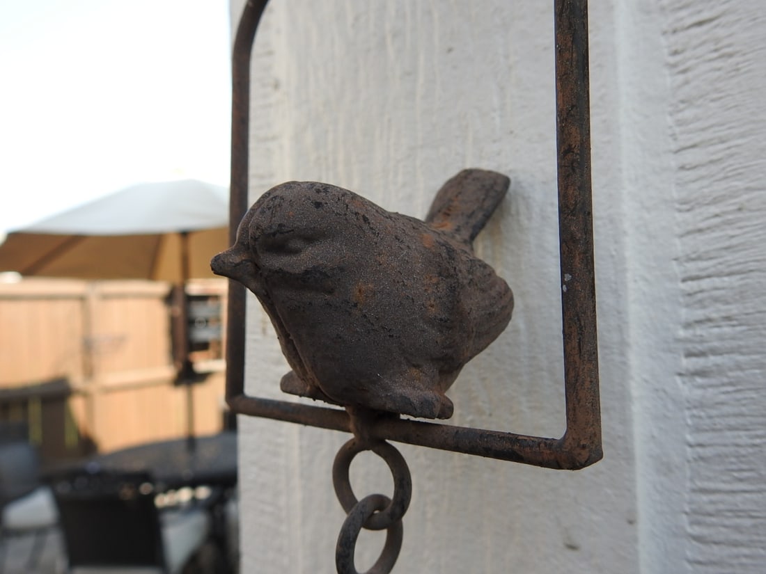 Rustic Bird and Bell Metal Wind Chime - 2
