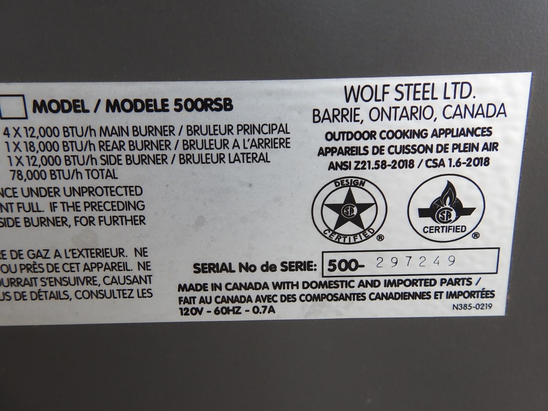 Napoleon Prestige Stainless Steel Propane Gas Grill - 8