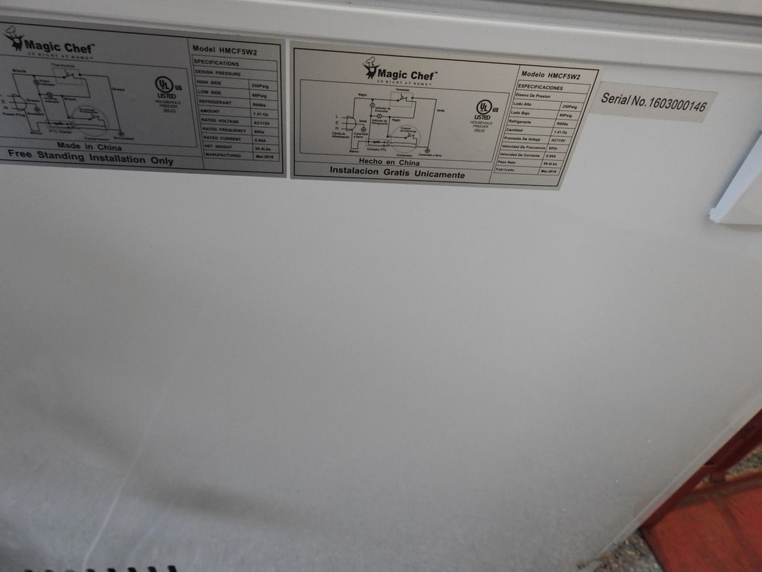 Magic Chef Small Chest Freezer - 4