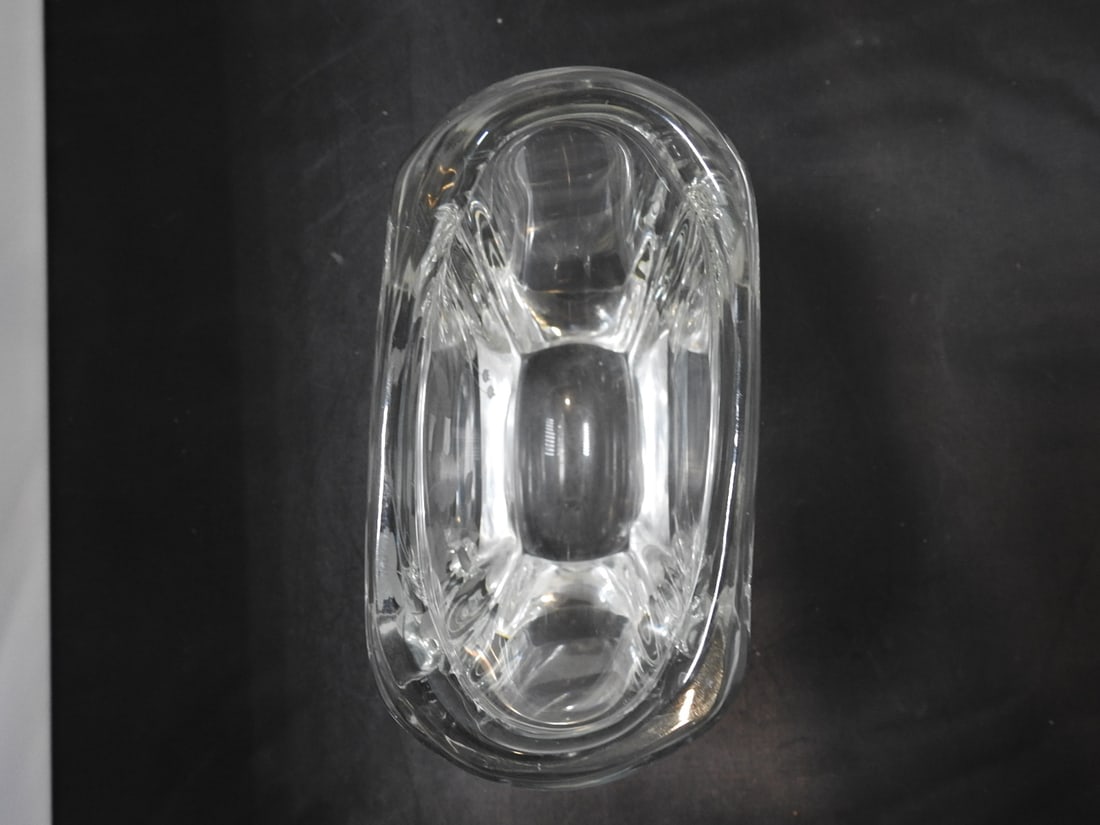 Fine Etched Lead Crystal Vase - 3