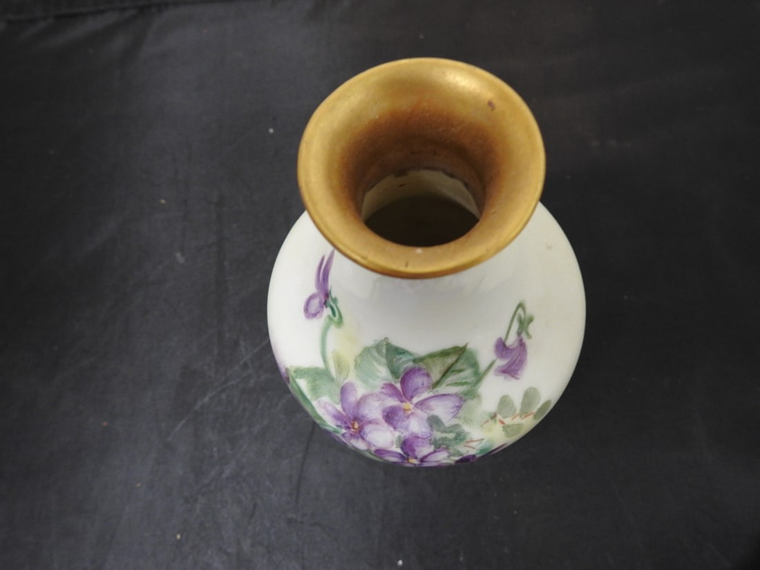 Collection of Antique and Vintage Hand-Painted Porcelain Items - 8