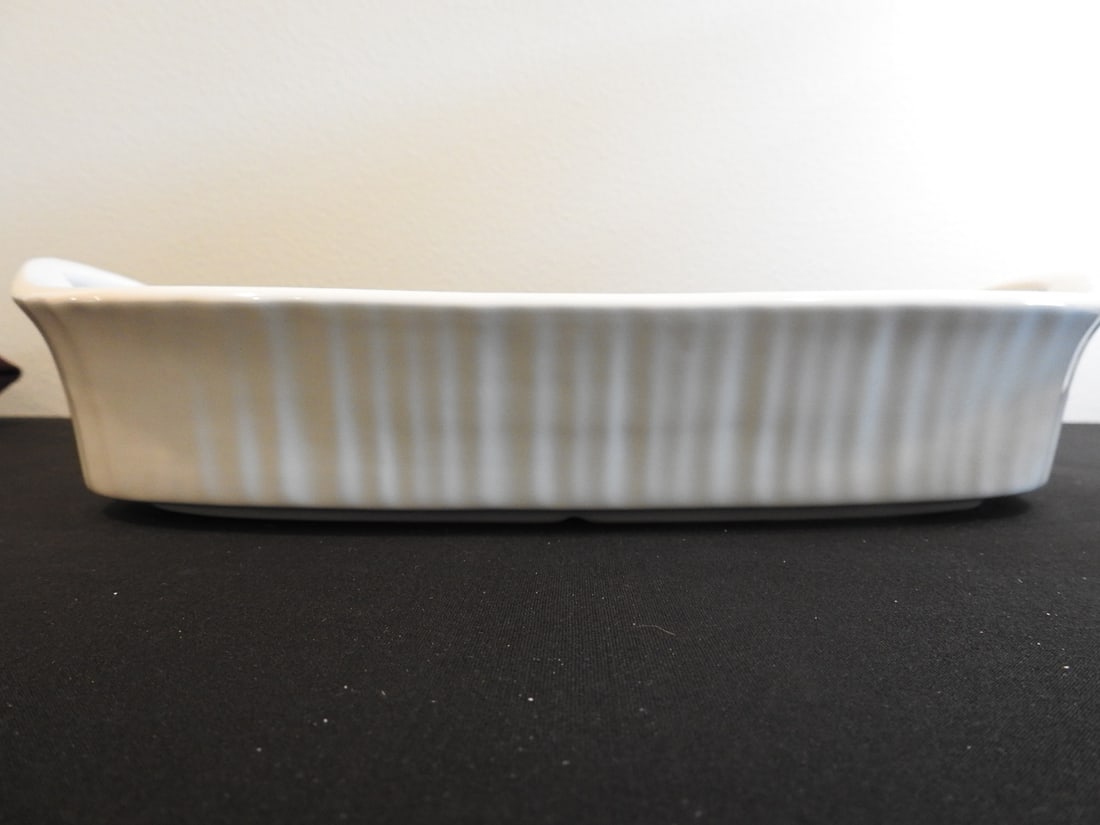 CorningWare French White 3-Quart Oblong Casserole Dish - 2