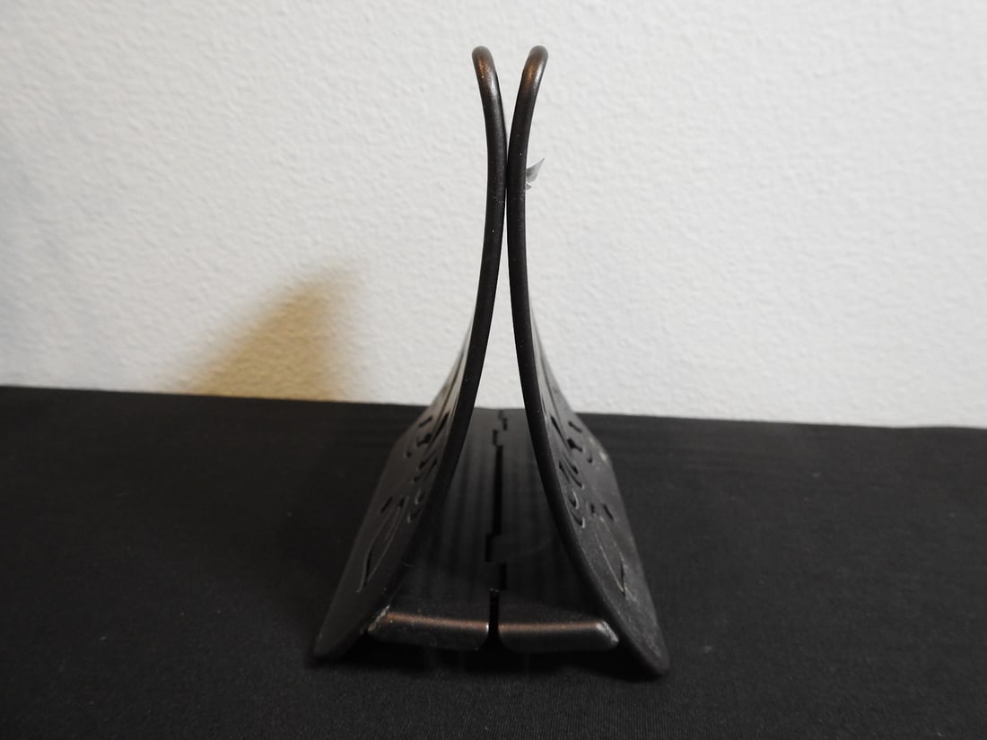 Metal Two-Tier Basket, Napkin Holder and Coasters - 7
