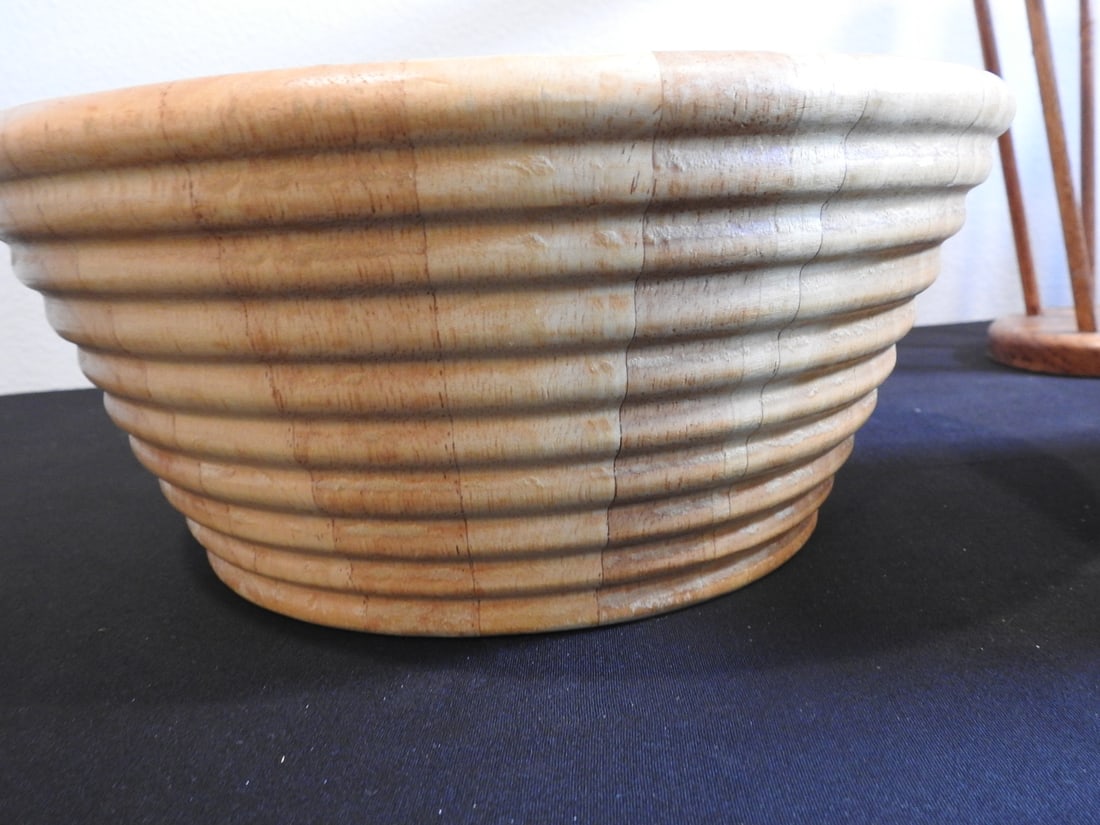 Three Wooden Home Decor Items - 3