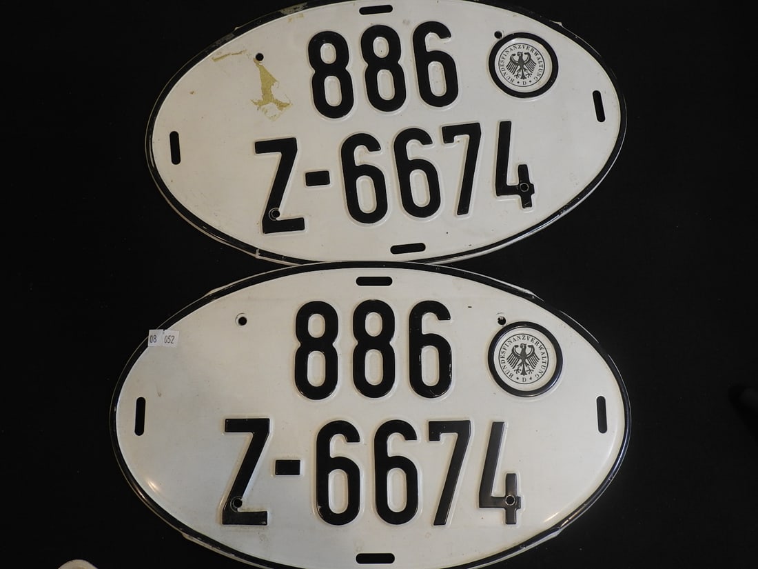 Seven-Piece Vintage License Plate Lot - 2