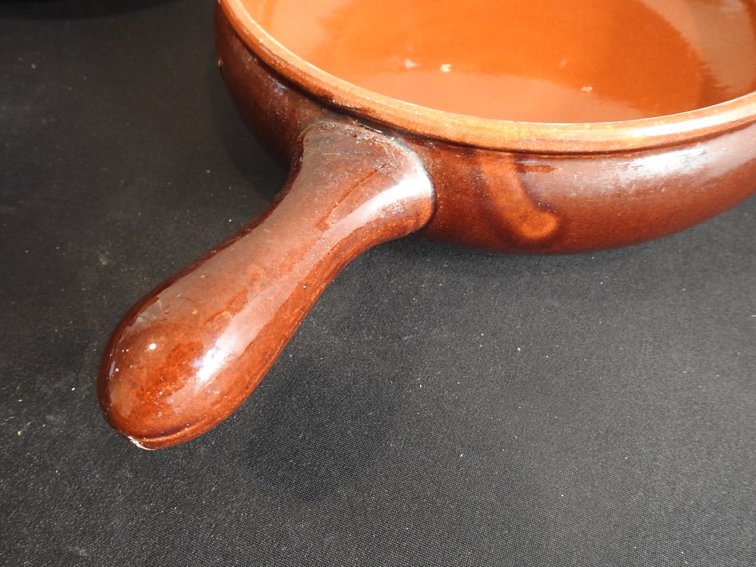 Set of Three Vulcania Red Earthenware Cookery Dishes - 9