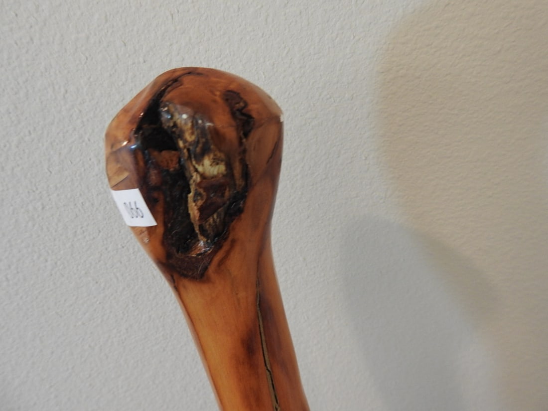 Natural Wood Walking Stick - 2