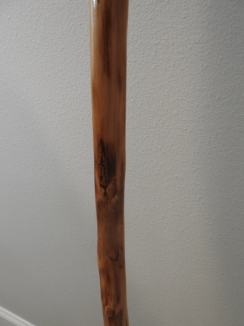 Natural Wood Walking Stick - 3