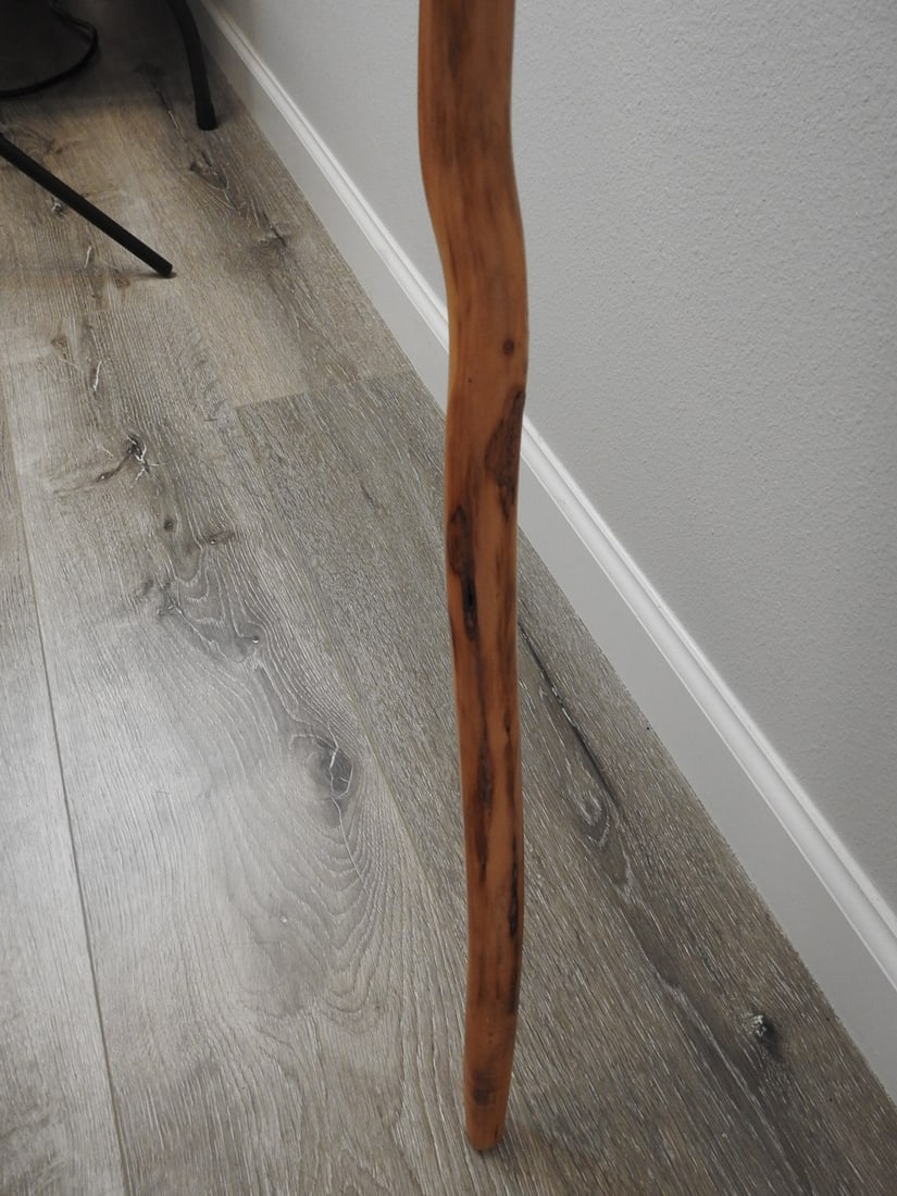 Natural Wood Walking Stick - 4