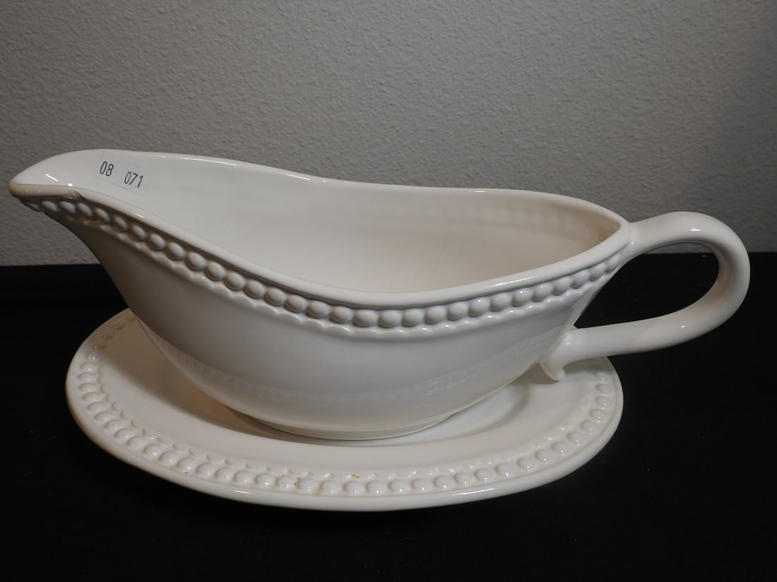Fine White Ceramic Serving Dishes - 2