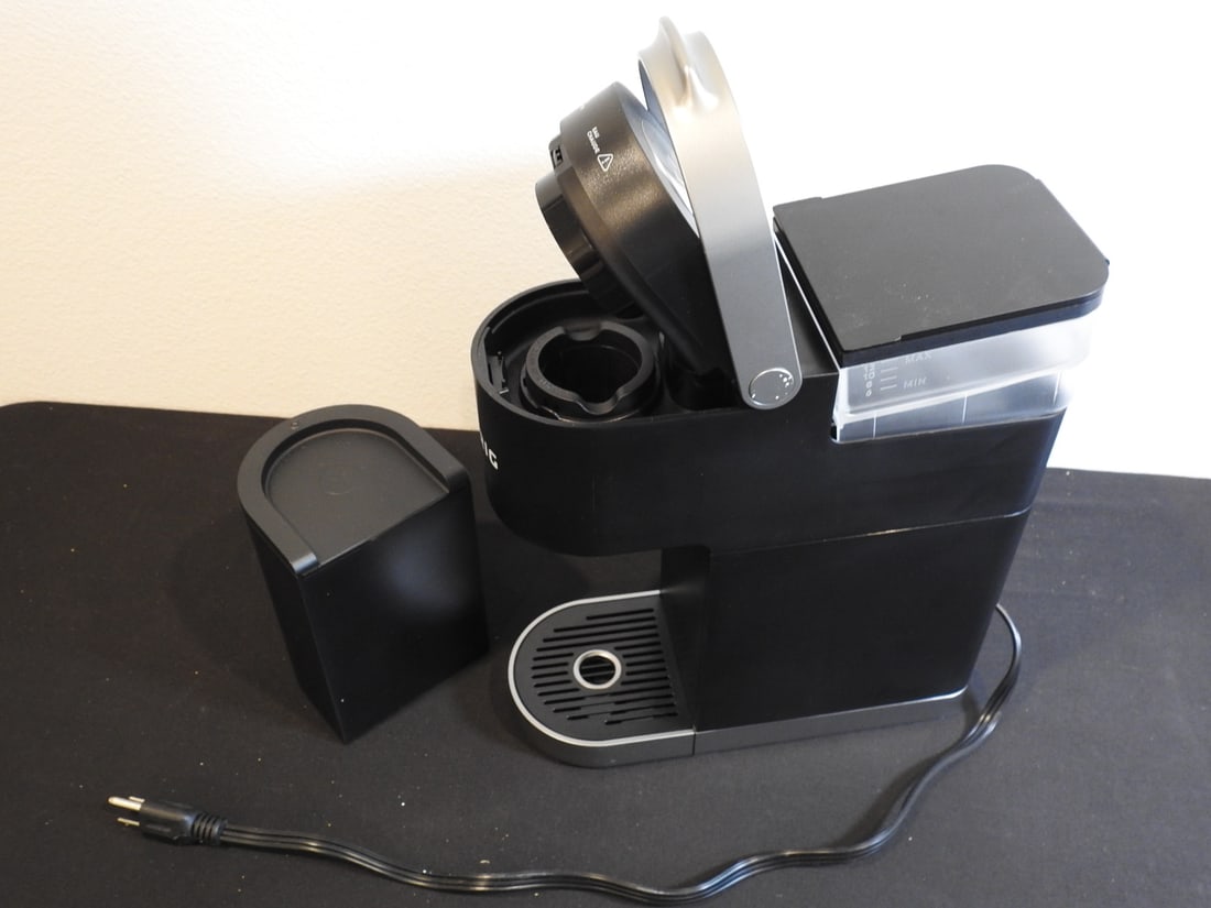 Keurig Coffee Machine: Keurig coffee machine, measured as packed. Approx. 13 x 12 x 8.5 in.