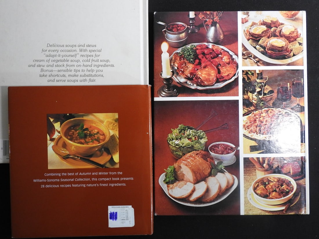 Three Cookbooks Including Williams Sonoma - 3