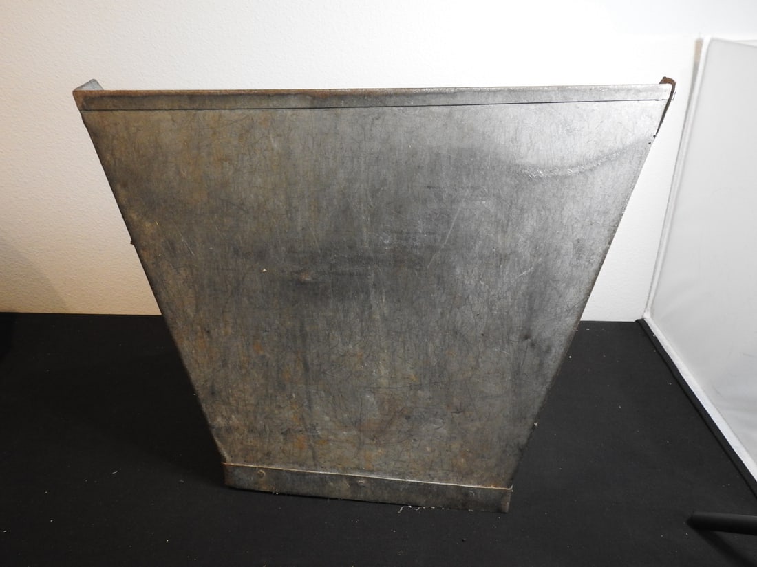French Tin Grape Harvesting Hod - 3