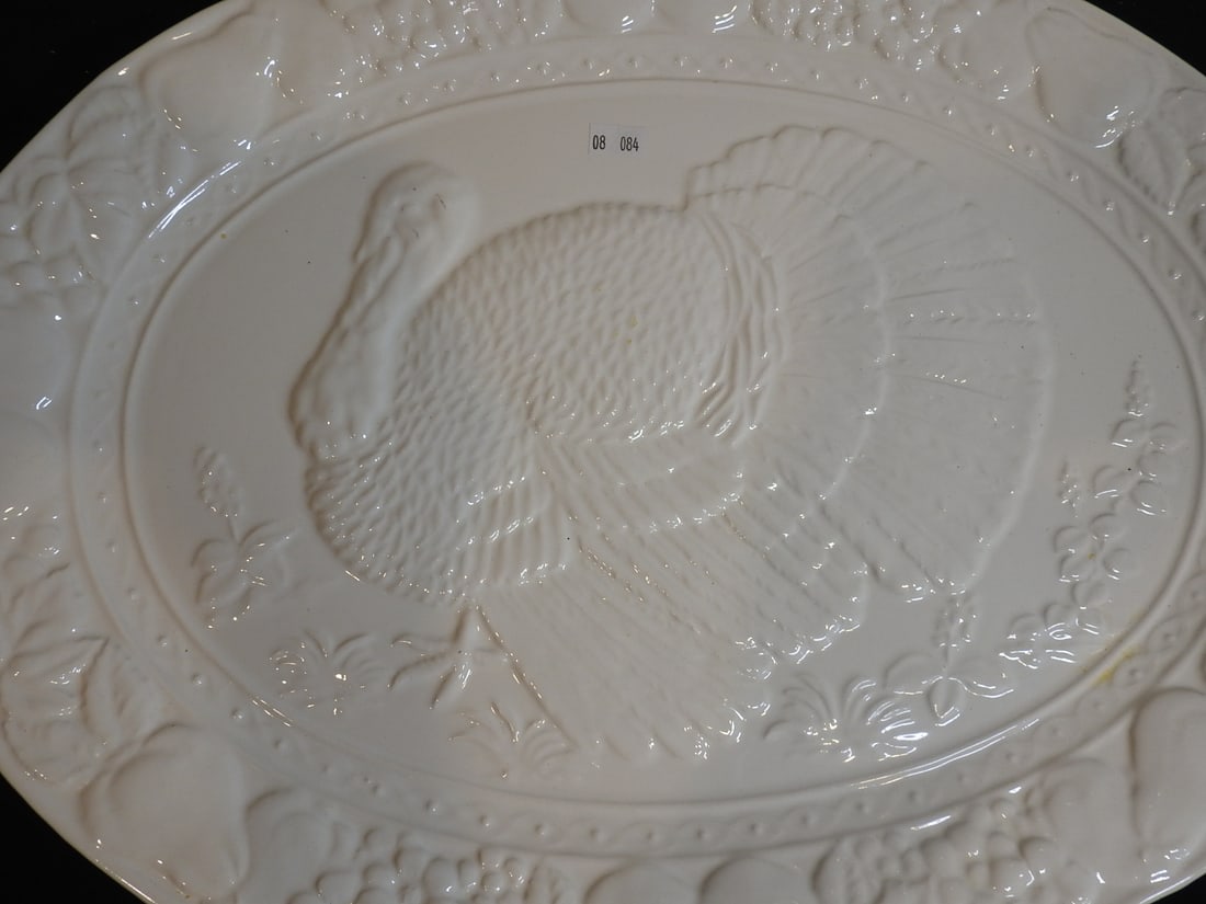 Three French White Ceramic Platters by Studio Nova Portugal - 2