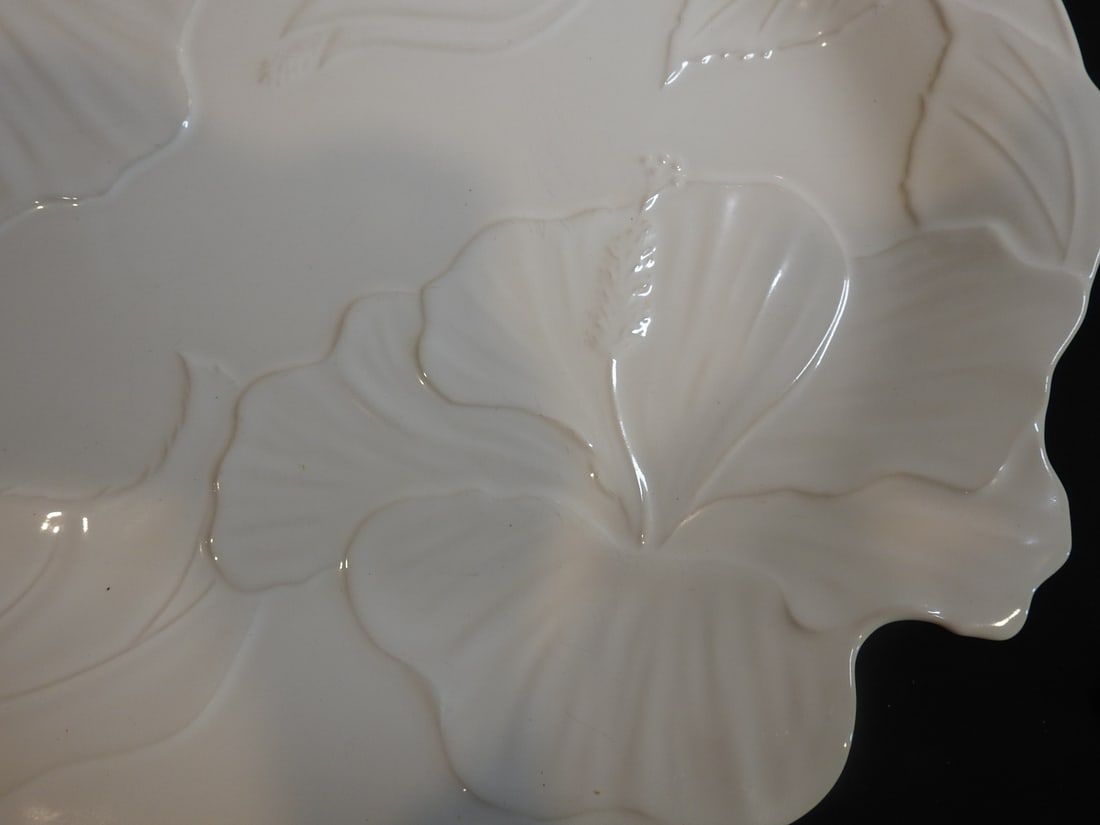 Three French White Ceramic Platters by Studio Nova Portugal - 3