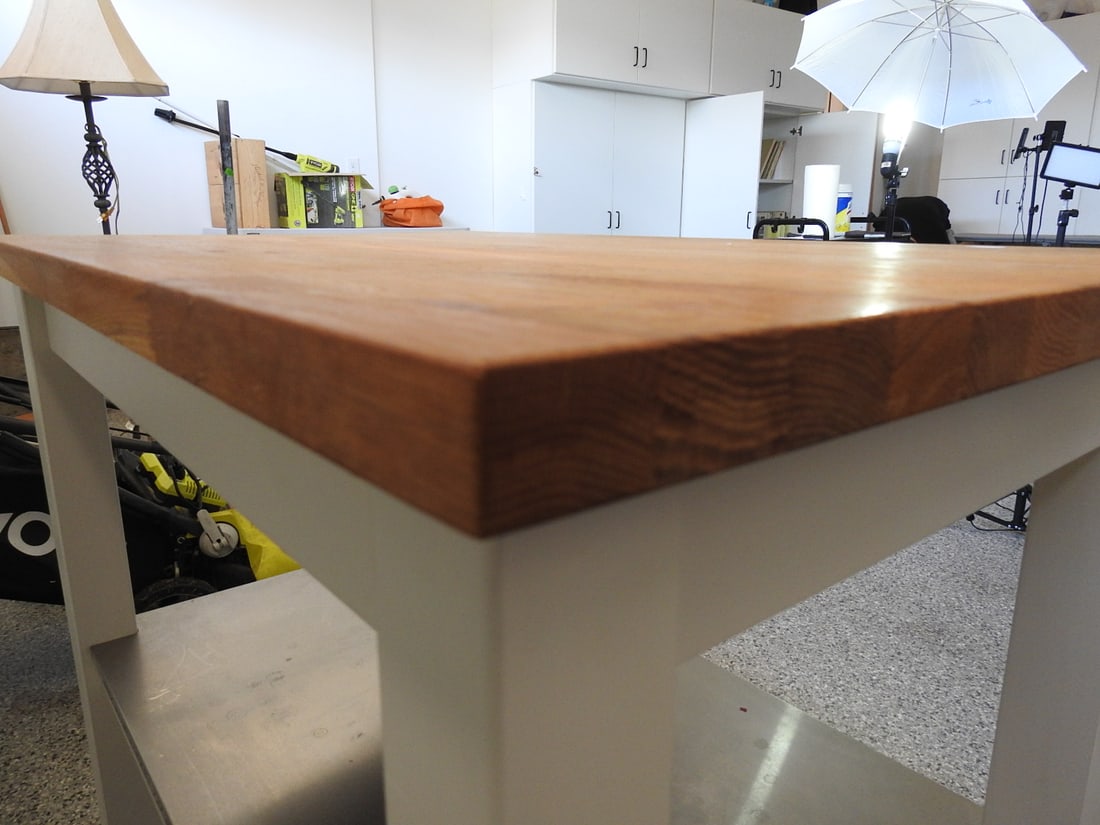 White Utility Work Table - 6