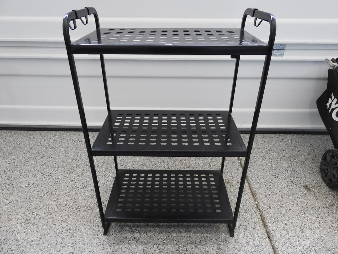 Black Metal Rolling Rack (1 of 4)
