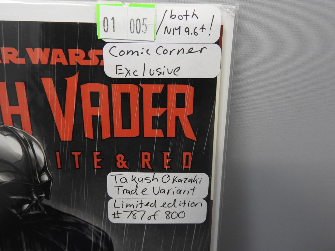 Star Wars: Darth Vader - Black, White & Red #1 Takashi Okazaki Trade Variant - 3