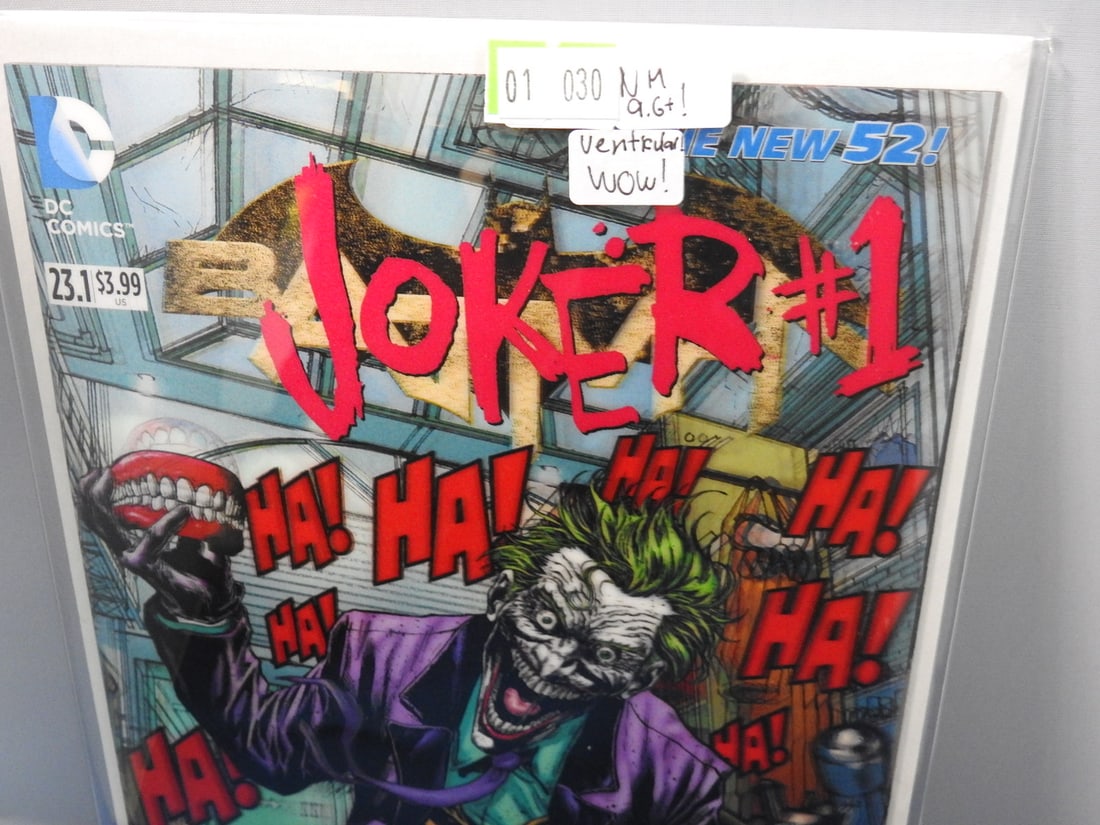 Batman #23.1 Joker #1 - Villains Month 3D Lenticular Cover - 2