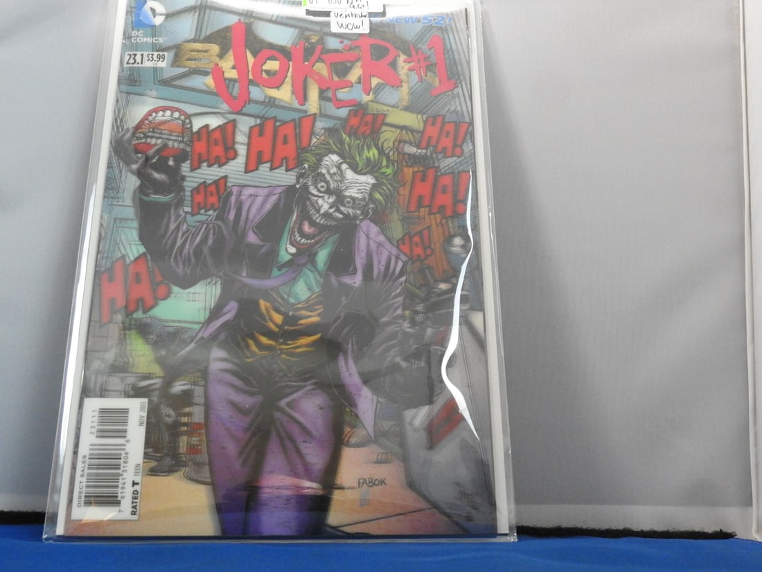 Batman #23.1 Joker #1 - Villains Month 3D Lenticular Cover - 3